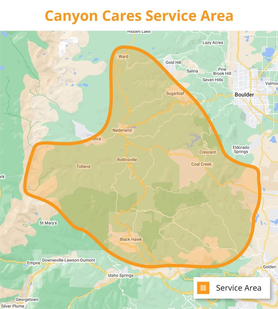Canyon Cares Service Area